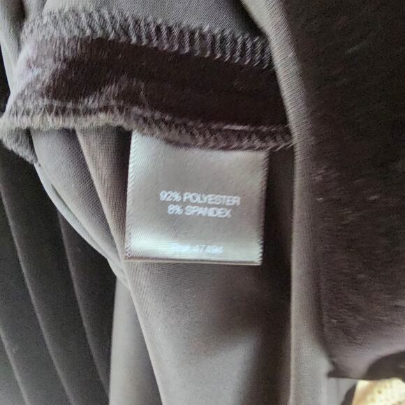 Norma Kamali Velvet Off-Shoulder Peasant Top, S Black slouchy oversized tunic - Picture 9 of 10